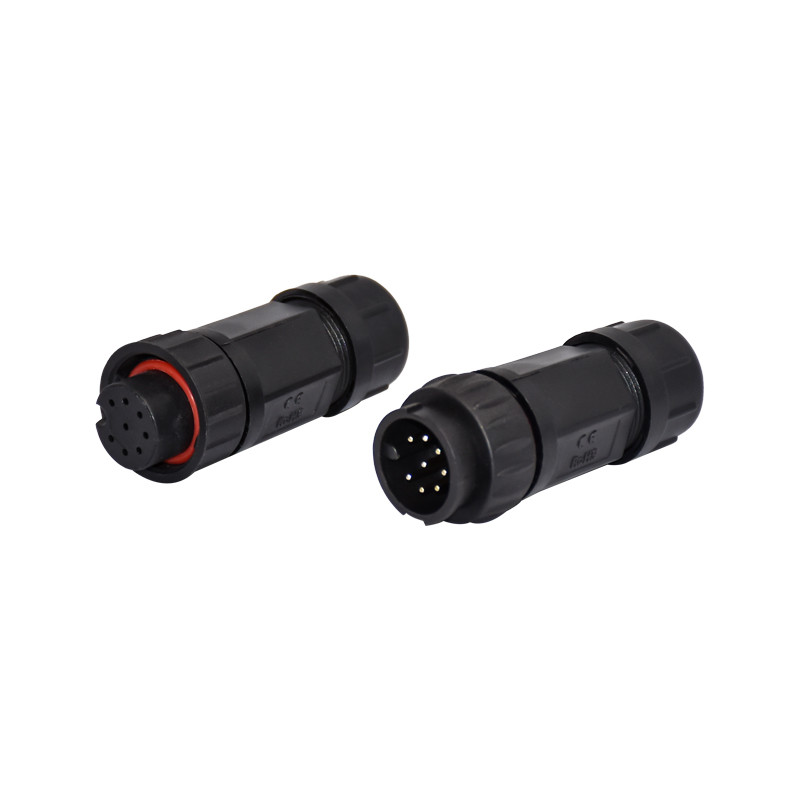 10mm Waterproof Cable Connector M19 Male And Female Solderless Pin Connectors