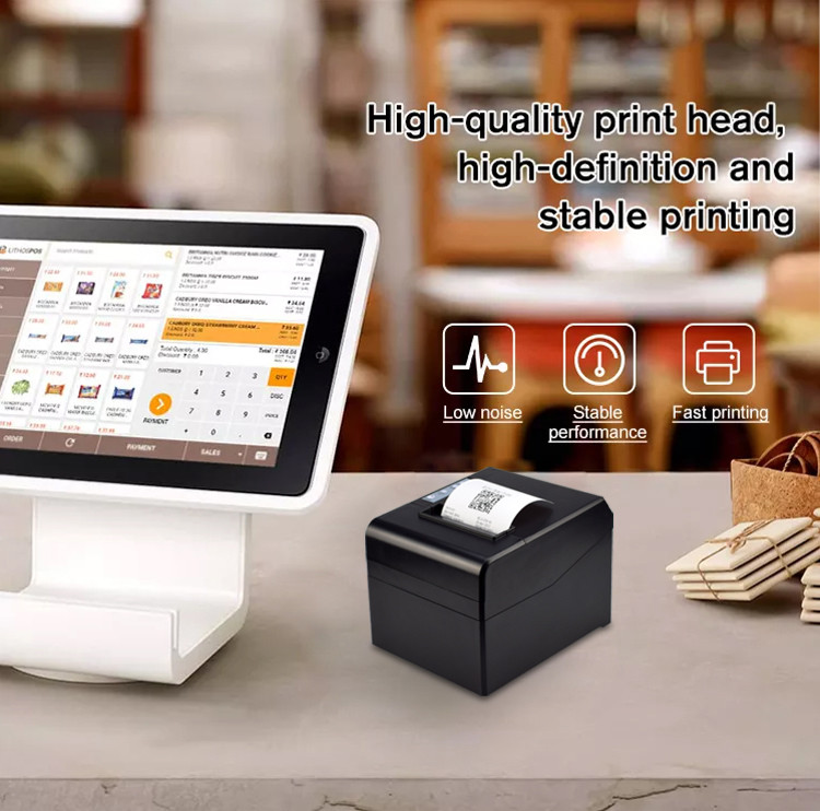 FCC CE POS Reciept Bluetooth Thermal Printer 80mm 203dpi