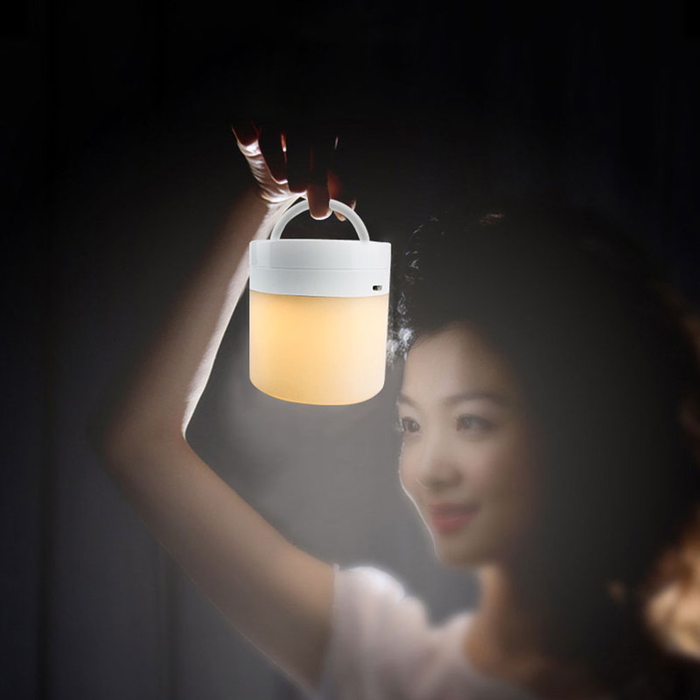 USB Rechargeable 70 Lumens H72mm Touch Sensitive Night Light For Nursing Baby