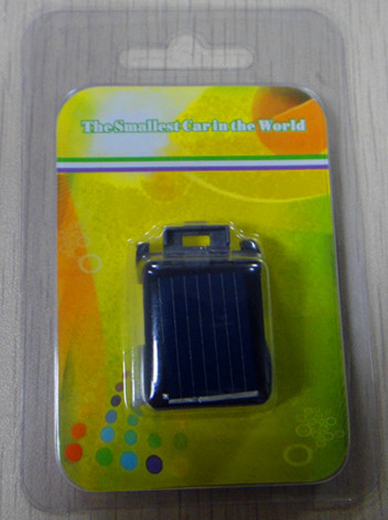 Funny ABS Eco Friendly Small Solar Panel Car Toy For Kids Customized