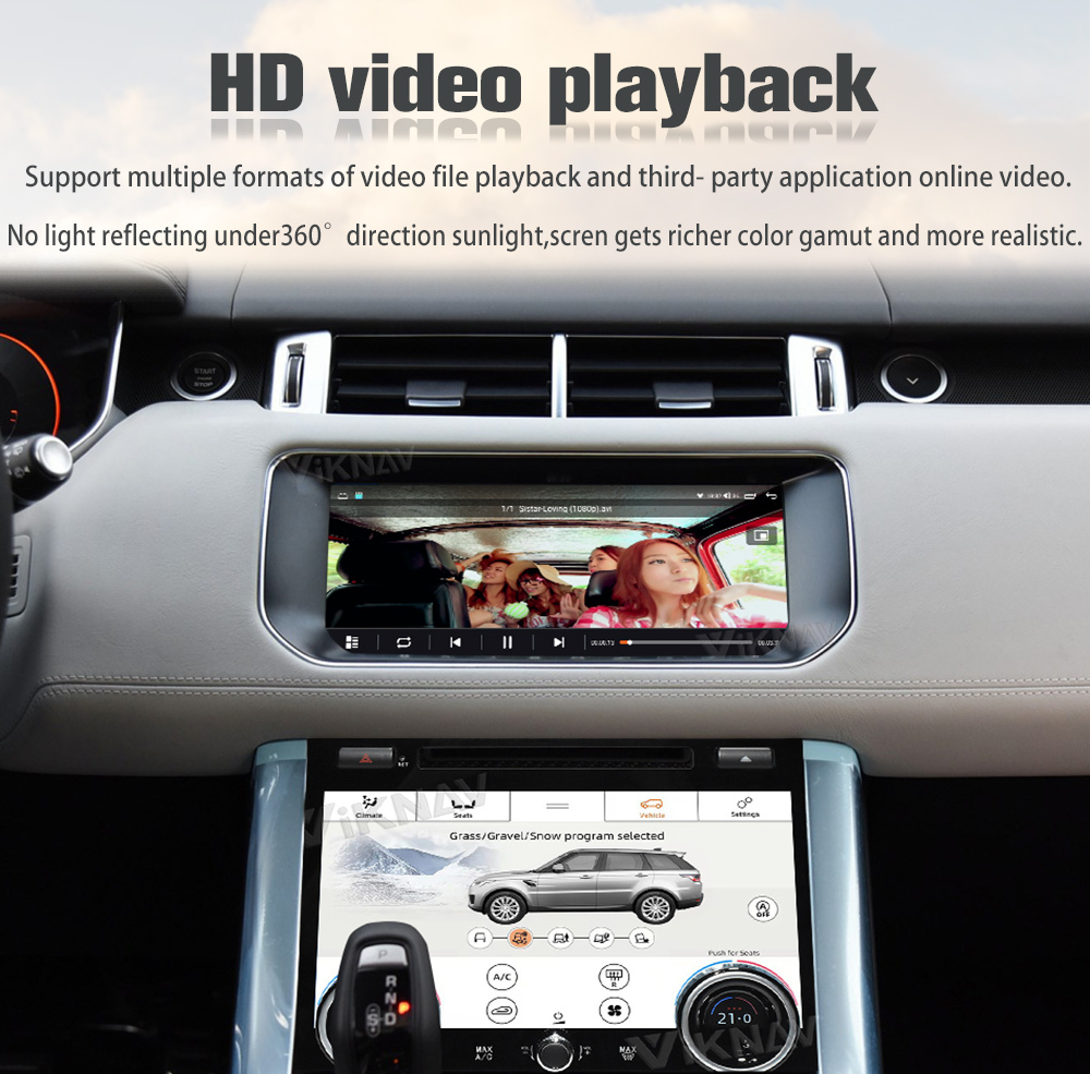 Viknav Car Radio For Land Rover Range Rover Sport L494 (2013-2017) 10.25 Inch Car Radio Multimedia Touch Screen Stereo