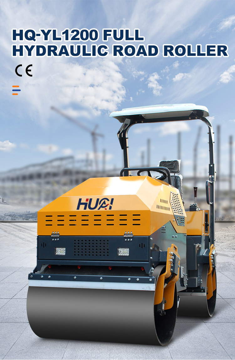 High Grade 40% Ability Double Drum Vibratory Compactor Roller for Road Compacting