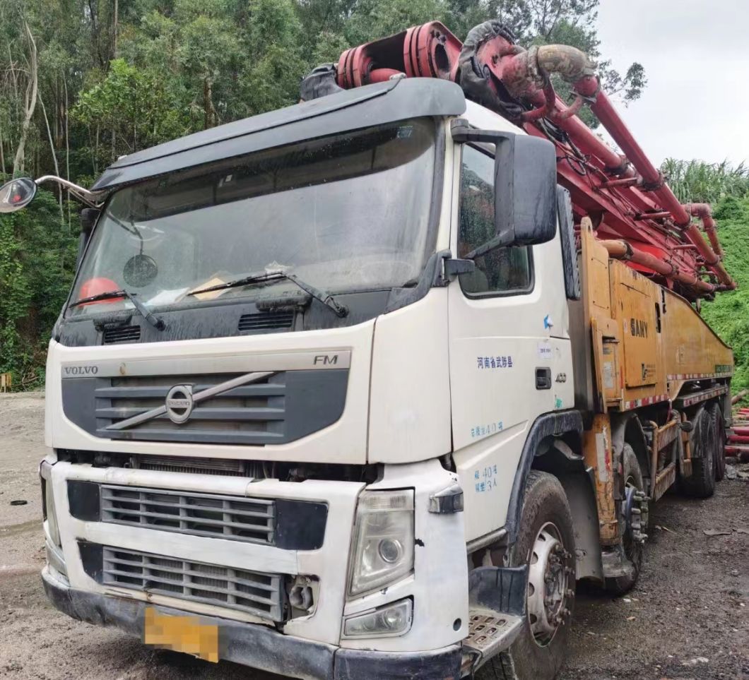 2012 Sy 56m Concrete Pump on Volvo Truck Concrete Boom Pump
