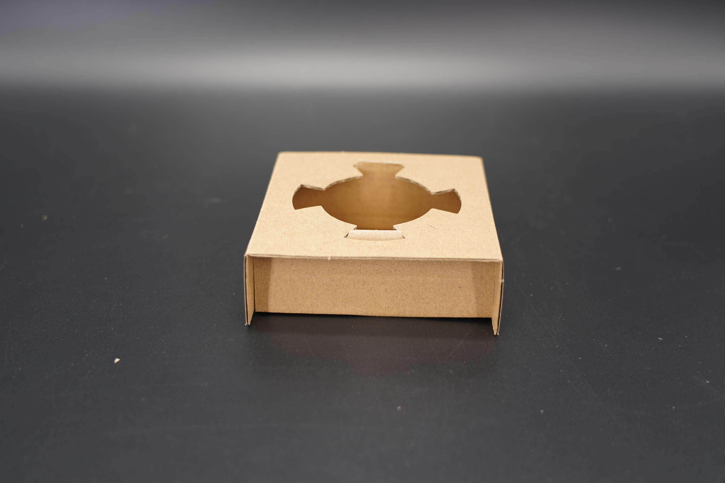 Disposable Take Away Cardboard Paper Cup Holder Boba Bubble Tea Paper Cup Holder