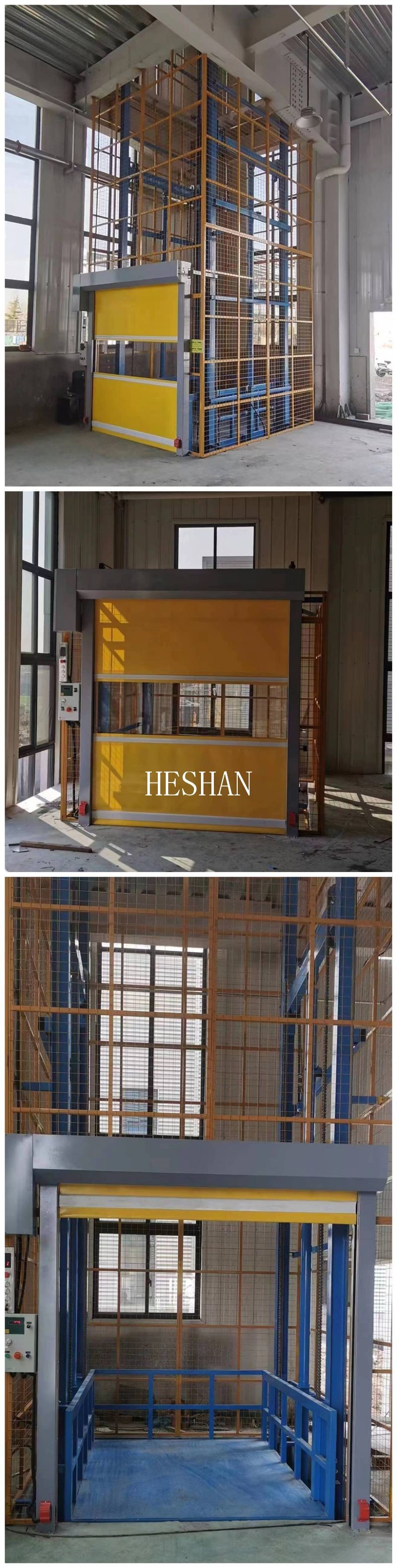 5 Ton 10 Ton Cargo Lift Elevator Guide Rail Hydraulic Hoist Goods Lift