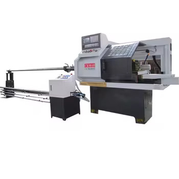 Metal Processing CNC Lathe Machine Ck0660 Gang Type Tool Holder Hydraulic Chuck Collect