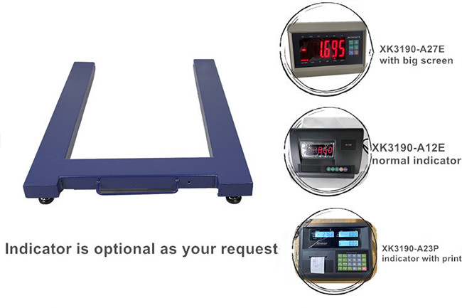 3 Ton U Shaped Carbon Steel Movable Digital Pallet Beam Scales