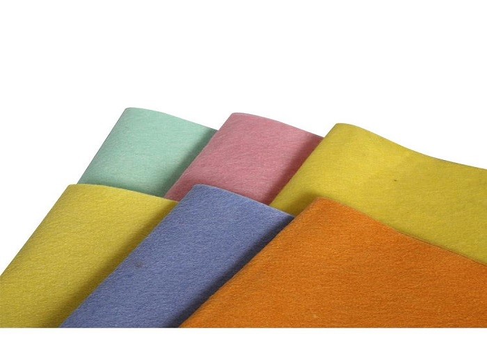 Colored 32mm Non Woven Fabric Polyester 1.5dtex