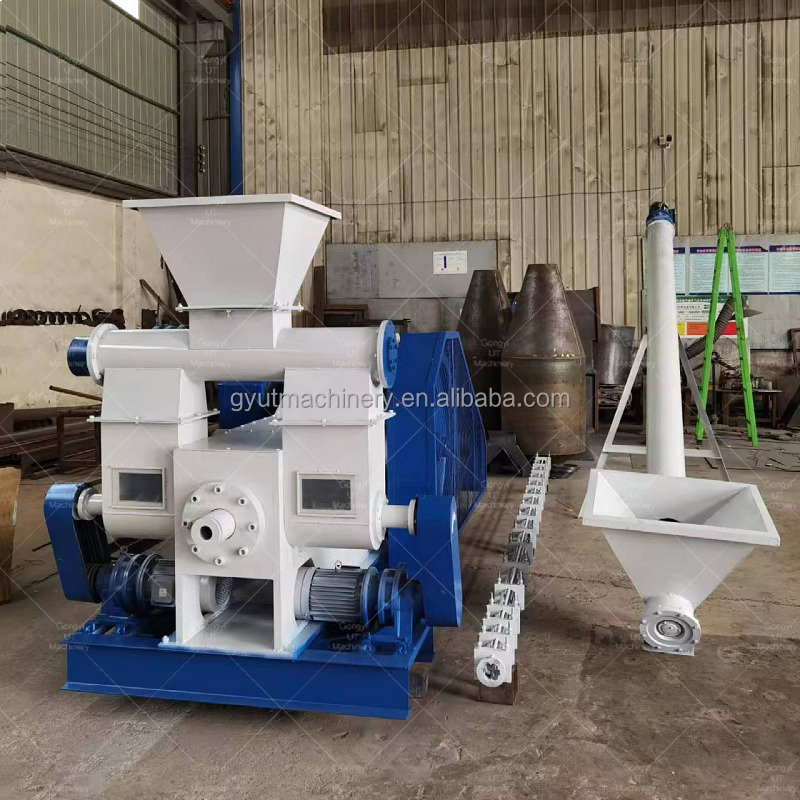 400 piece per hour Sawdust Wood Chips Briquette Making Machines with Customized Voltage