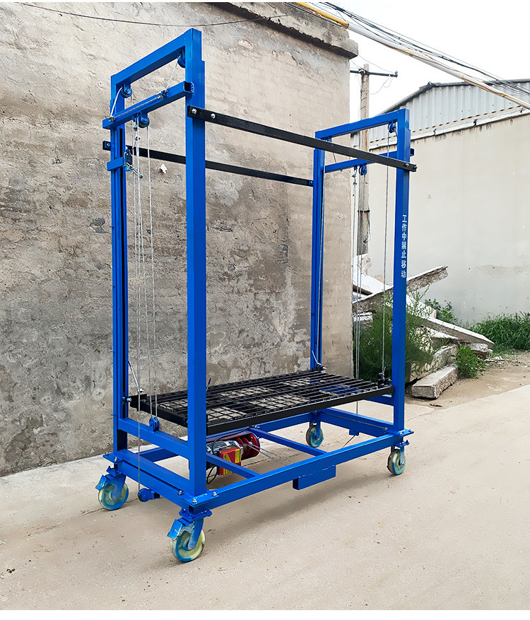 Decoration Remote Control Scaffold Hoist Platform 8m