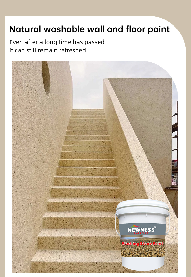 Building Coating Good Dirt-resistance Exterior Wall Imitation Stone Paint for Washing