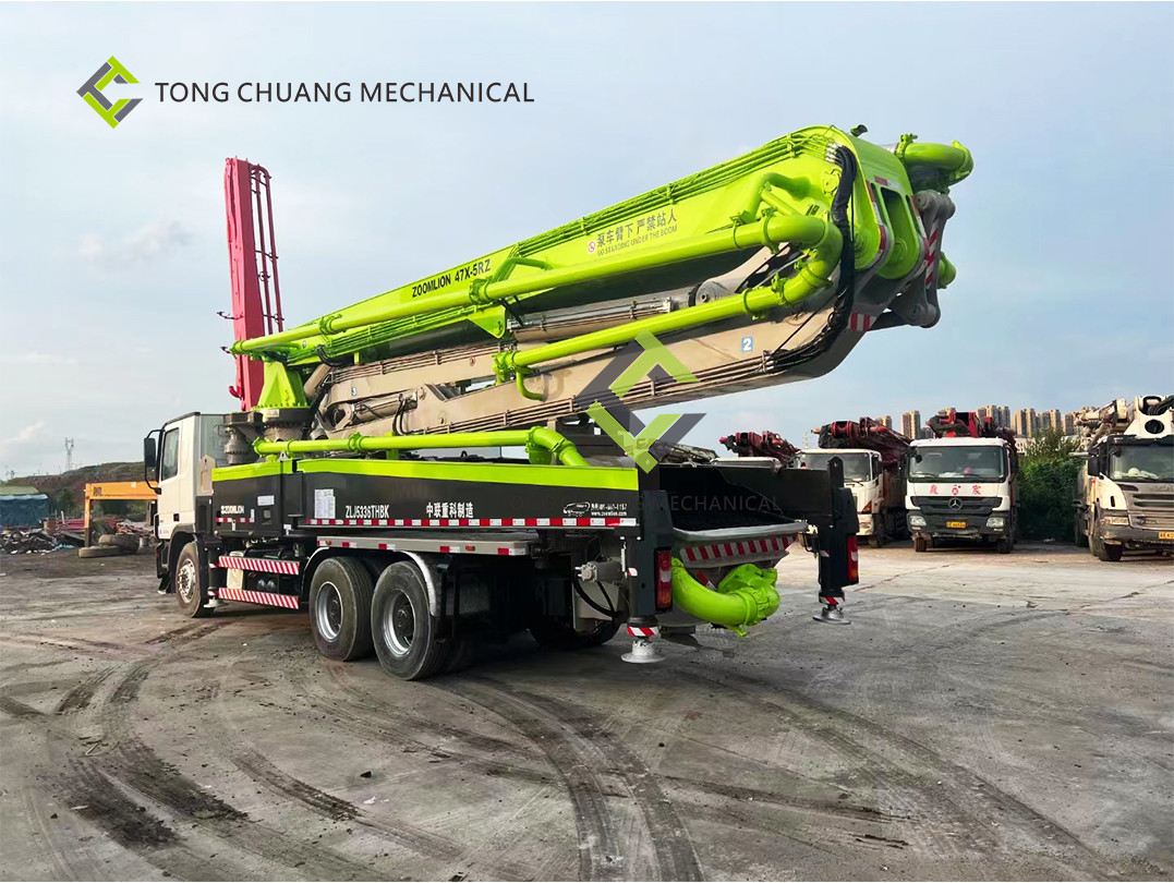 Re-Manufactured Used Concrete Pump Truck Truck-Mounted 47 Meter