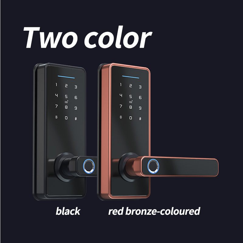 Wifi Tuya Fingerprint Deadbolt Lock Biometric Gate Lock For Apartments