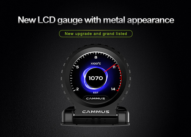 LCD OBD2 Oil Pressure Gauge Alarm Setting Easy Installation