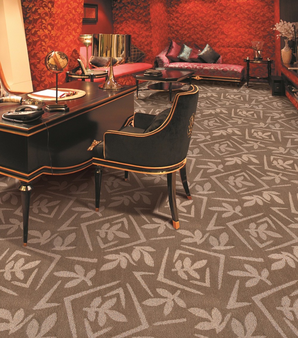 High cut low loop plain style carpet for Hotel room and Home