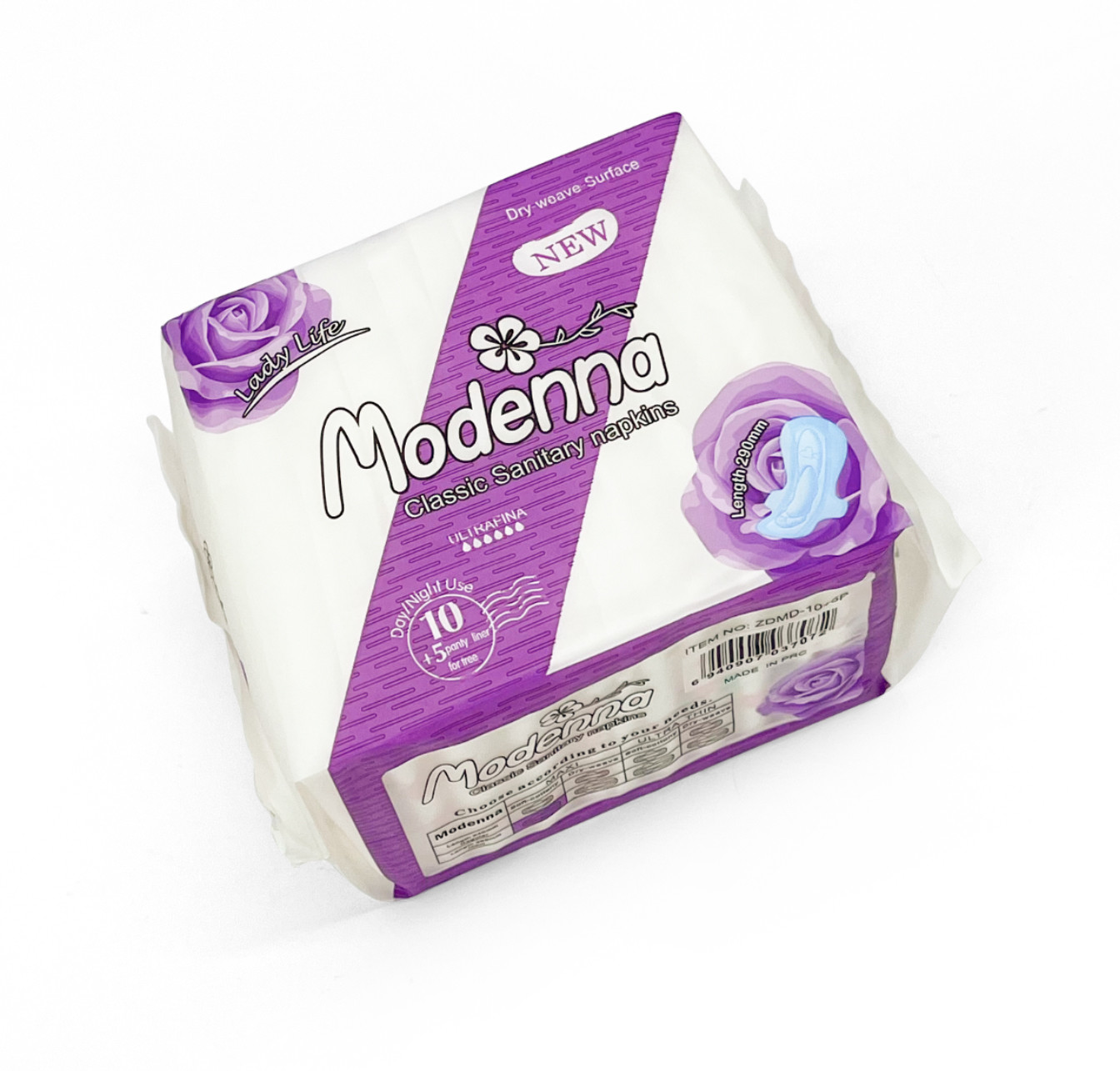 Winged Sanitary Napkins with soft cotton surface disposable sanitary pads for women