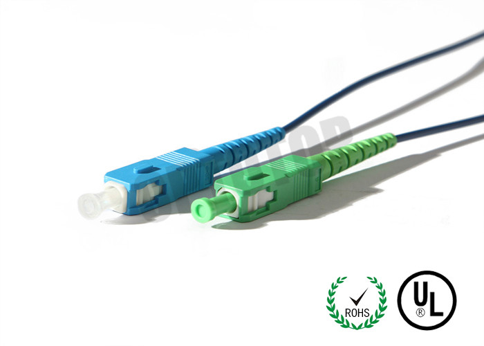 FTTH / CATV Fiber Optic Pigtail OM1 2mm With Simplex Core , SC Connector