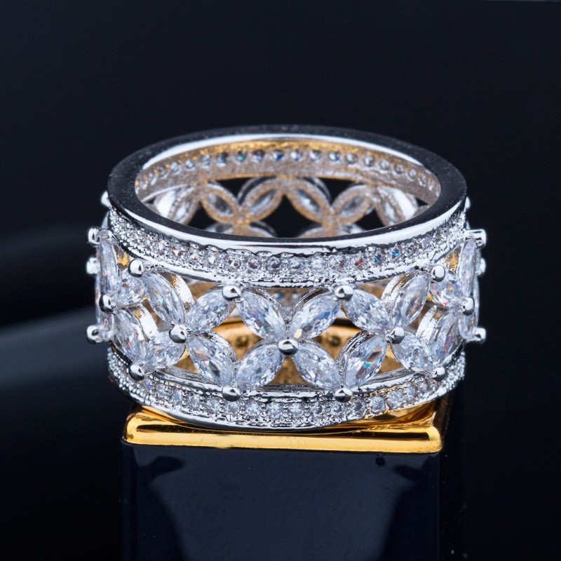 925 Sterling Silver Princess Tiara Crown Sparkling Love Heart CZ Rings for Women Engagement Jewelry Anniversary