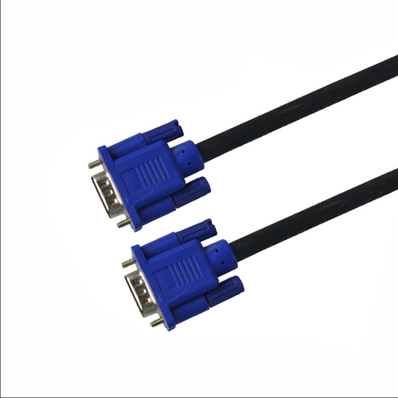 Coaxial Male To Male 3+6 VGA To VGA Cable With Ferrite Cores