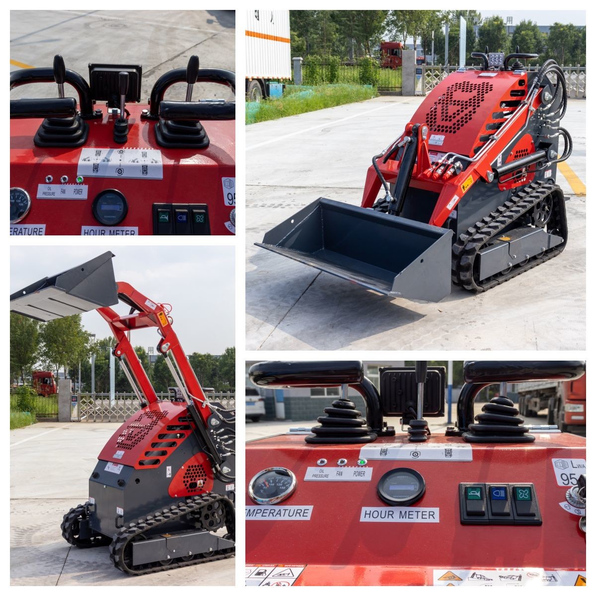 Crawler Heavy Duty Skid Loader Mini Durable For Tight Spaces