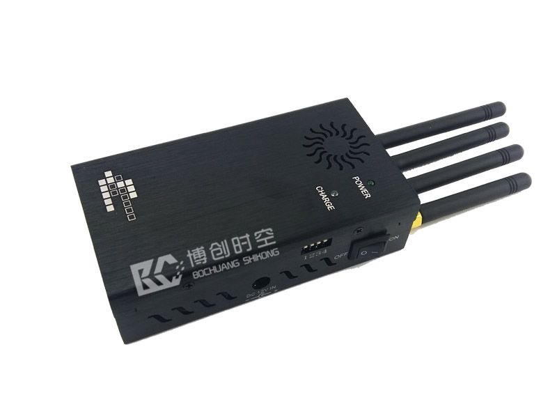 4 antennas, 10 W remote control signal jammer, 315MHz / 433MHz / 868mhz remote control signal blocker