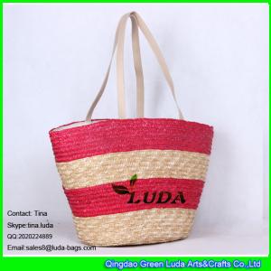 China LUDA Handmade Straw Bags Lady Straw Bags on sale