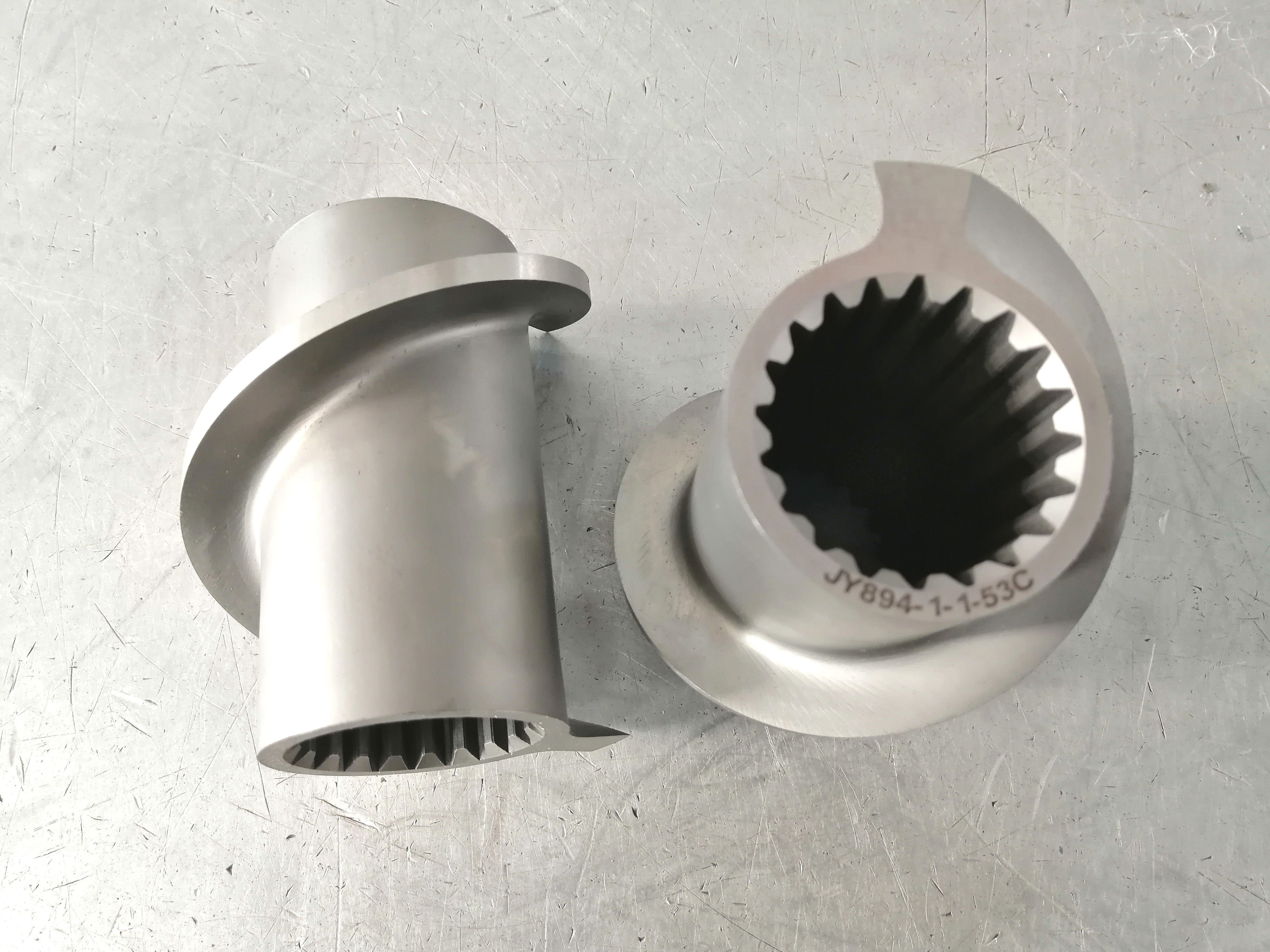Shovel Convey Twin Screw Extruder Parts Wear Resistant Vacuum Quenching