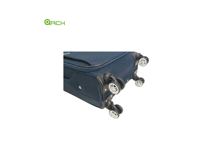 Crinkle Nylon Trolley Travel Luggage Bag with Flight Wheels