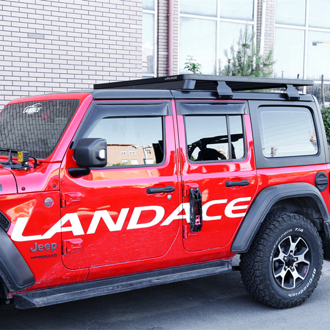 Offroad Racks Car Roof Rack Power Coating Finish Base Luggage Tray for Jeep Wrangler JK JL