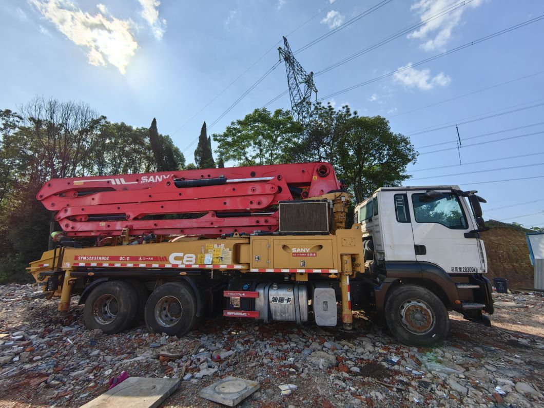 2017 Concrete Boom Pump 38m Heavy Equipment Used Concrete Pump Truck