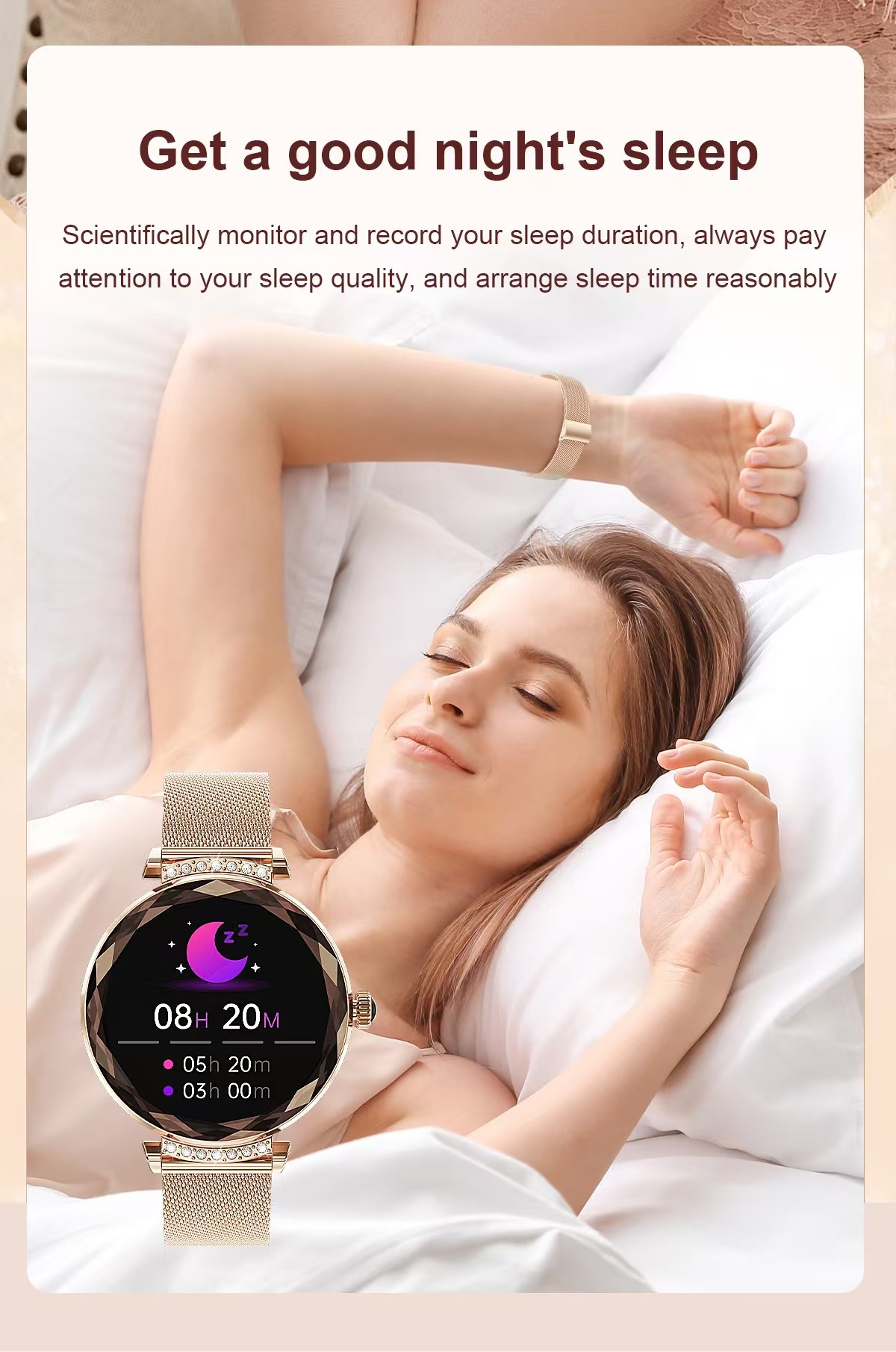 NX7 Pro Women'S Waterproof Smart Watch Water Resistant Ladies Smart Watch