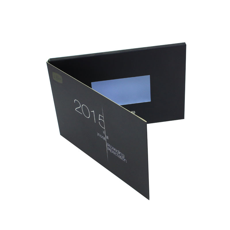 4.3 inch lcd video brochure card with pms print