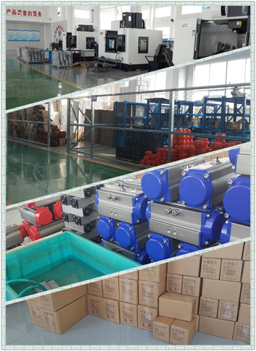 GTAT 270 300 350 400 big size rack and pinion pneumatic rotary actuator control valves
