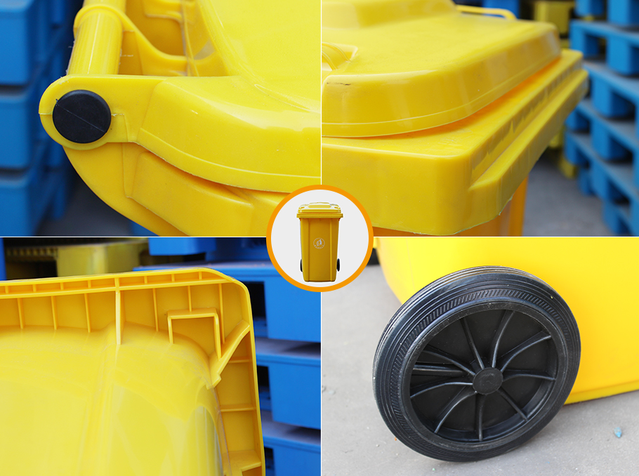 plastic rubbish garbage waste bin price Manufacturer dustbin plastic hdpe