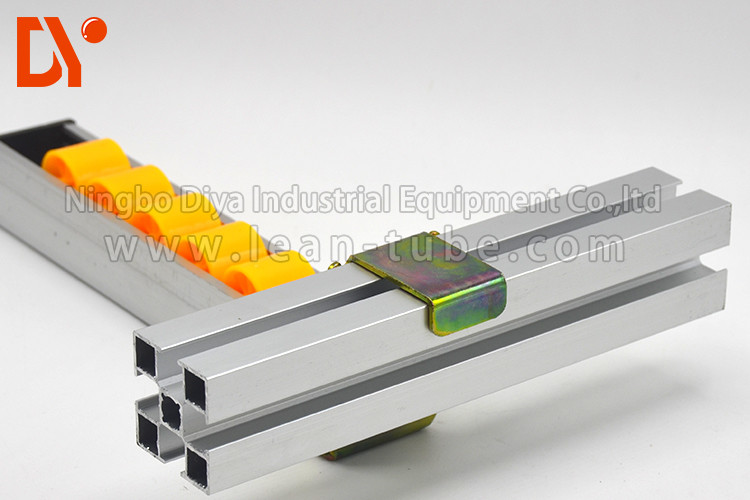 Sheet Metal Silding Plastic Roller Track Customized Size For Industrial Storage