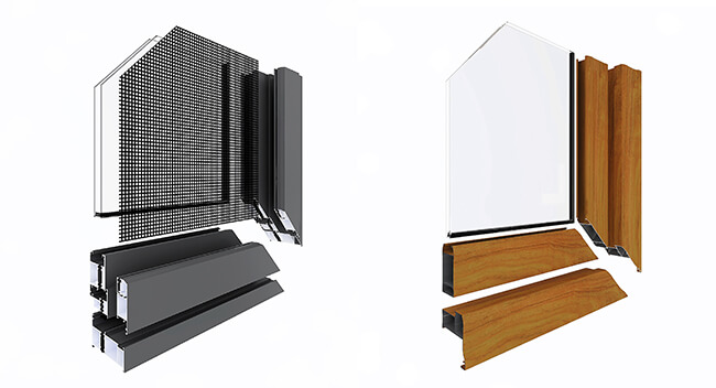 aluminum casement window