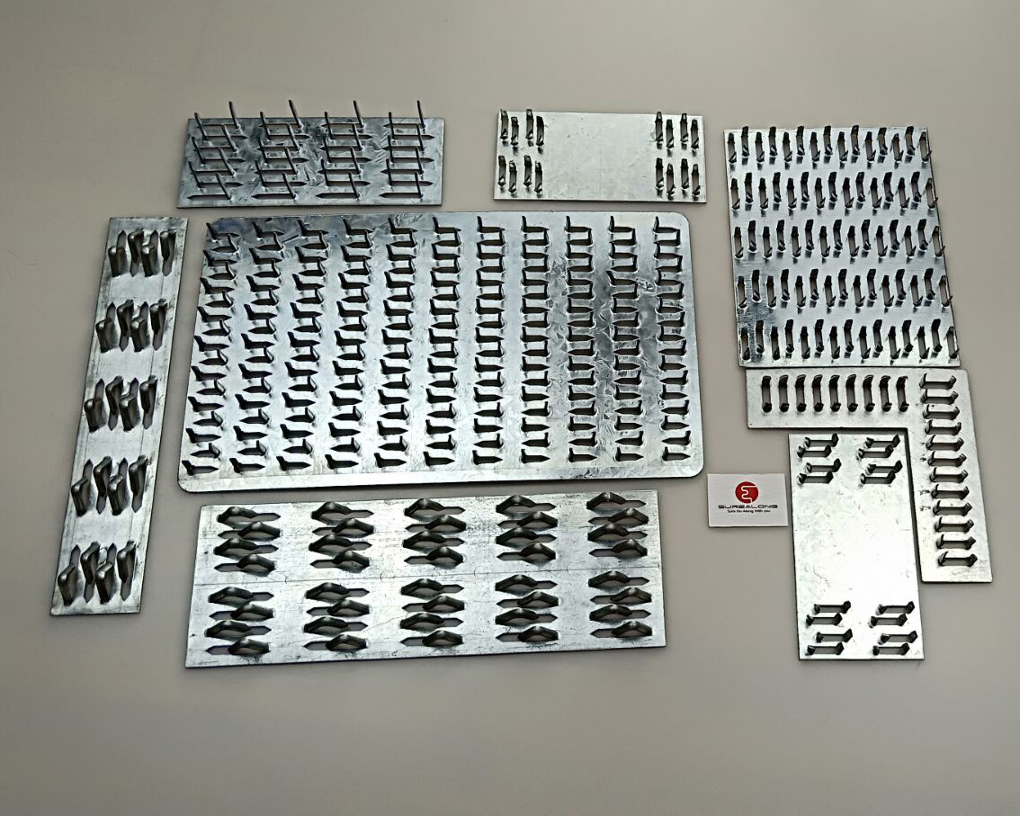 100mm Galvanized Steel roof truss gang nail plates for Wood Trusses