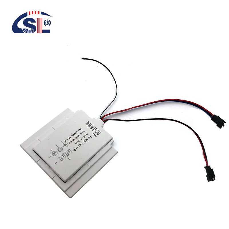 Bathroom Mirror Defogger Three Button Touch Sensor Switch with Time and Temperature 12V 5A
