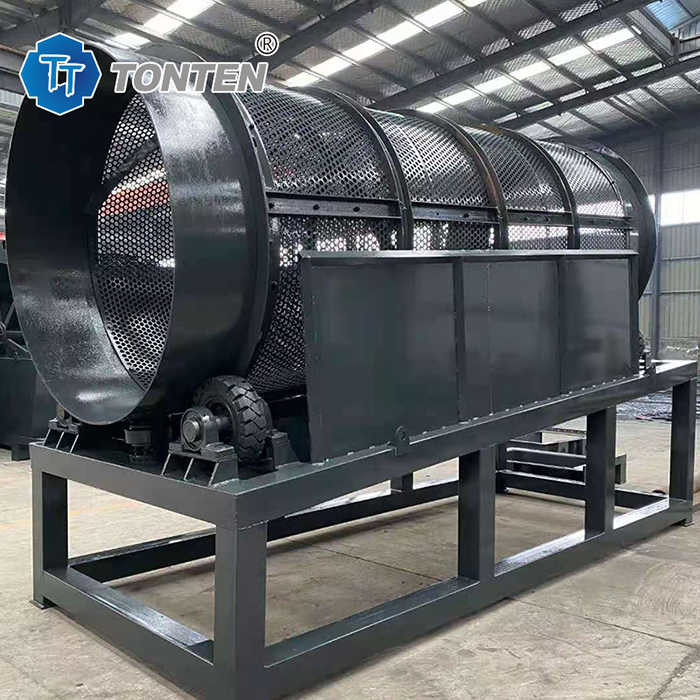 Sand Soil Shaftless Drum Screen Mining Stone Screening Drum Screen