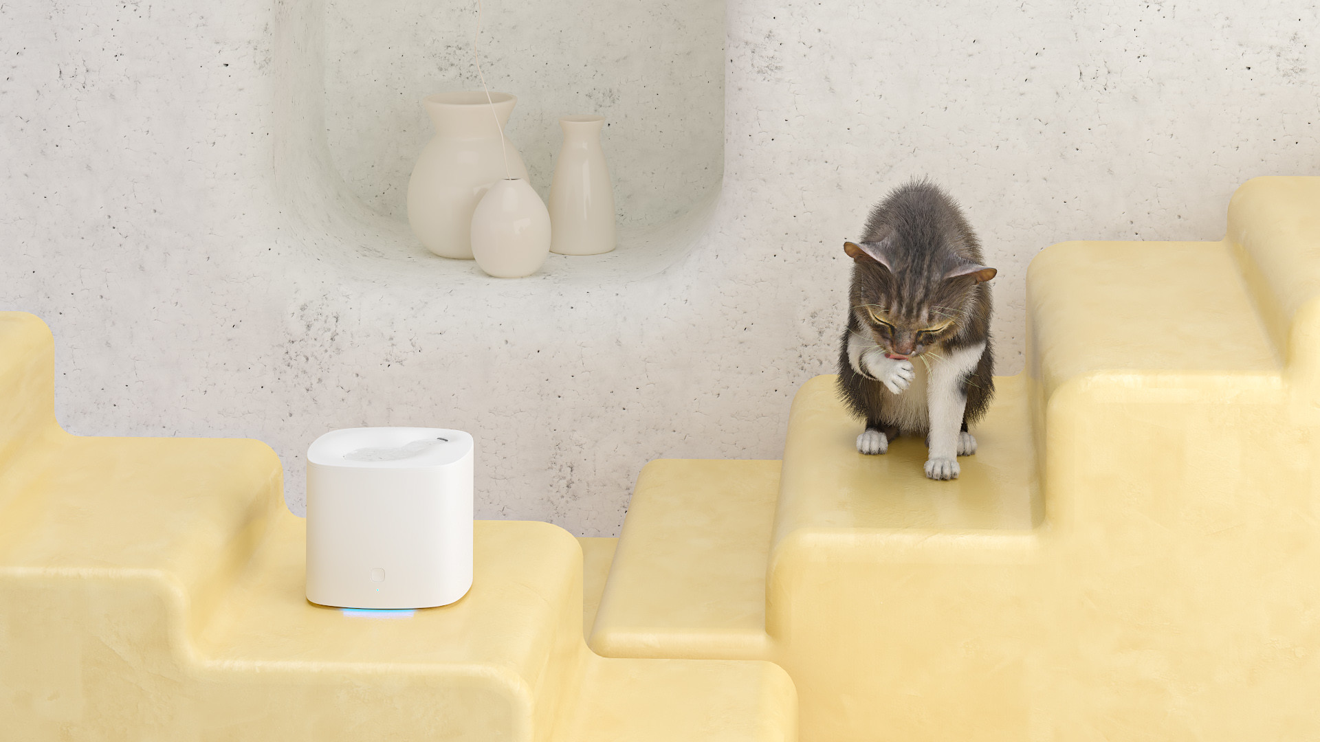 Intelligent Control Safe Pet Appliance 2L Water Tank Capacity Pets Water Dispenser