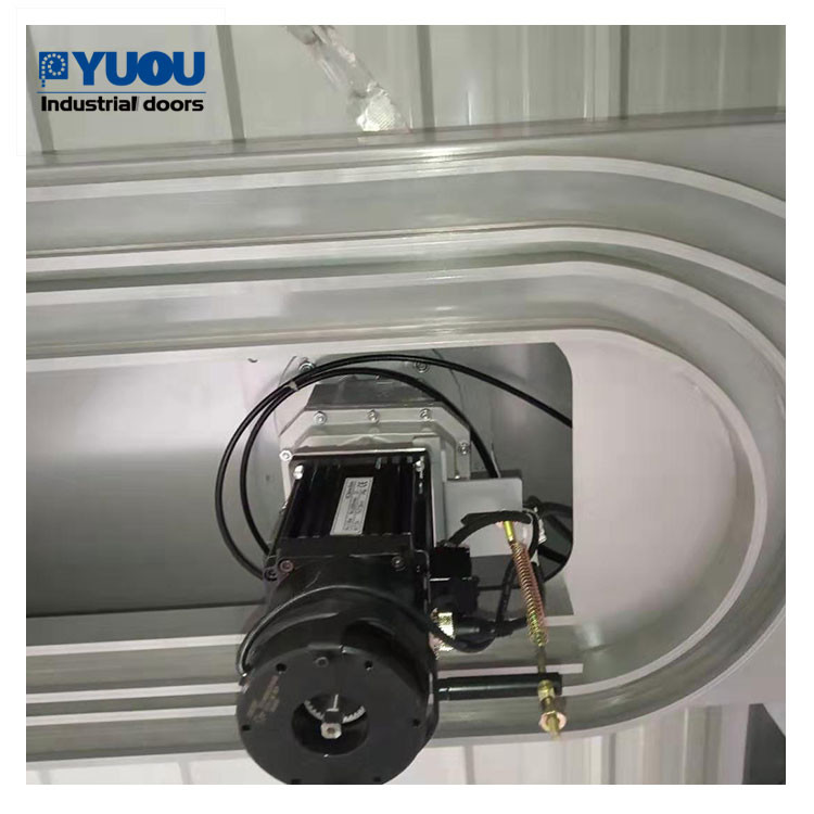 Security 8m Fire Resistant Roller Shutters Doors 2.0m/s Fast Opening Aluminum Spiral