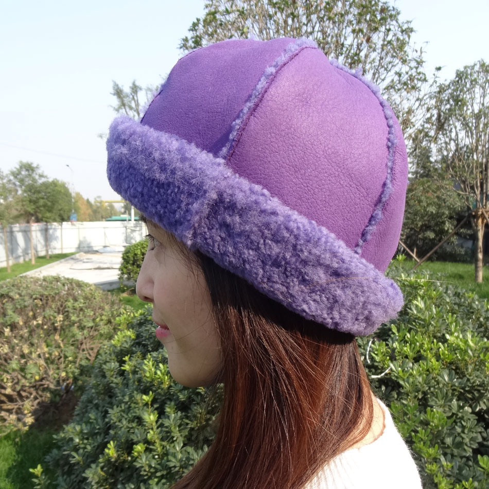 Adult Size Merino Wool Hat , Winter Trooper Hat Customized Color Eco - Friendly