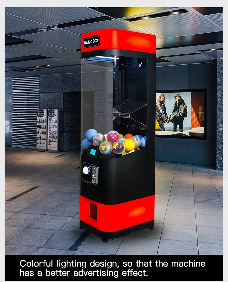 Factory Direct Best Selling Coin Operated Magic Box Gacha Vending Machine Automatic Capsule Machine Vending Toy Capsule
