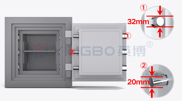 30-120mins Customizable Fireproof Home Safe Box For Security