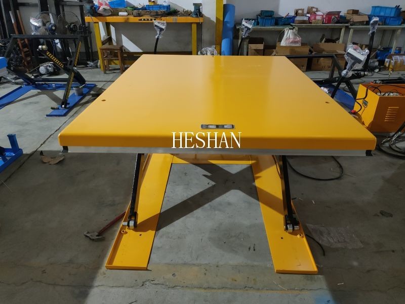 New Design Load 2000kg Stationary Electric Scissor Lift Platform Hydraulic Table Lifter
