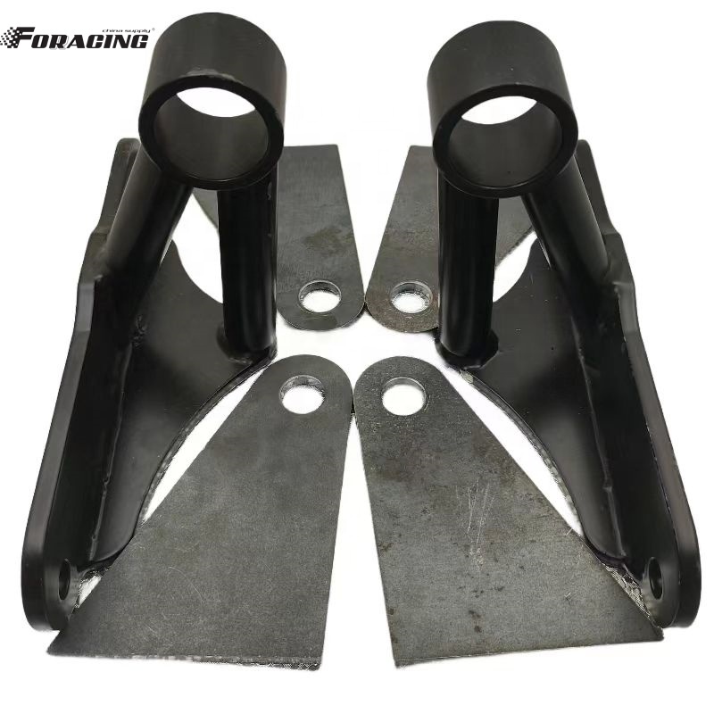 Universal 0.62" Hole Diameter Ford Small Block 289 302 351W Engine Swap Weld-In Motor Mounts Kit with Stainless Steel Construction Width 6.2