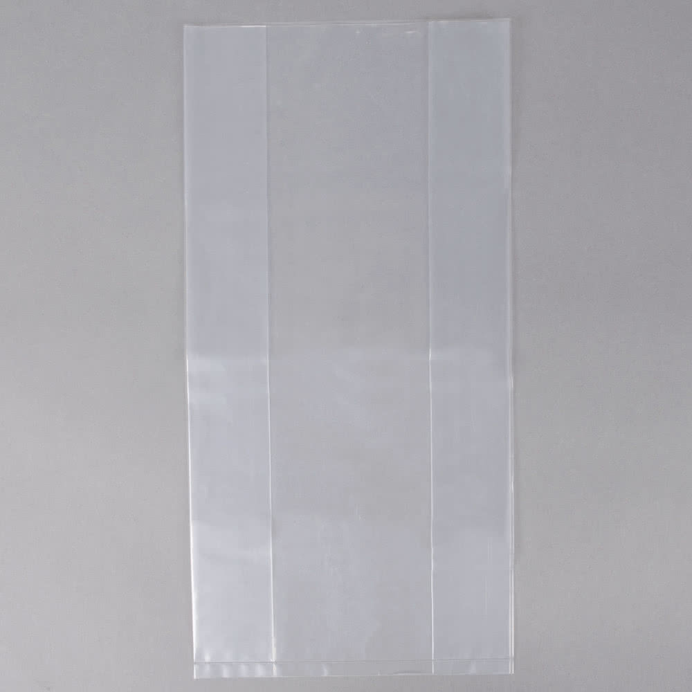 6" X 3" X 12" Plastic Flat Bags LDPE Material Clear Colour For Food