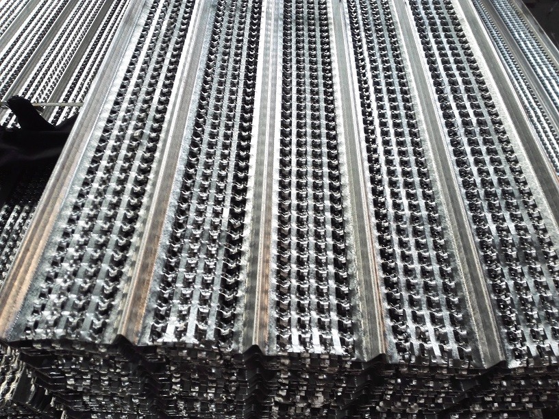 Permanent Shuttering High Ribbed Formwork Building Materials 45cm Width