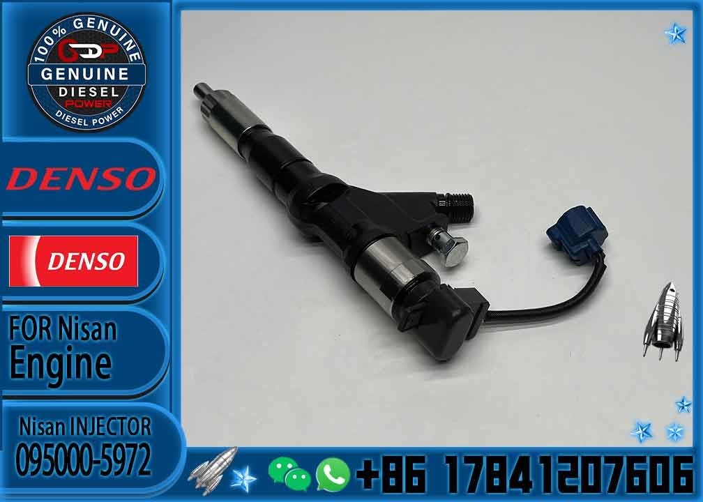 High Quality New Diesel Common Rail Fuel Injector 095000-5972 For HINO E13C