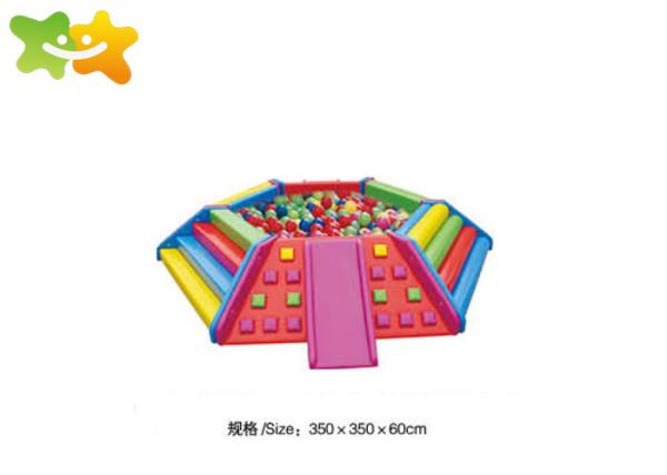 Kids Soft Foam Play Equipment Aluminum Conector Parts Non Sharp Edge Baby